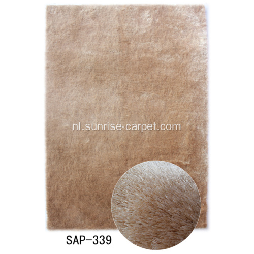 Polyester Zijde Shaggy Plain Color Carpet